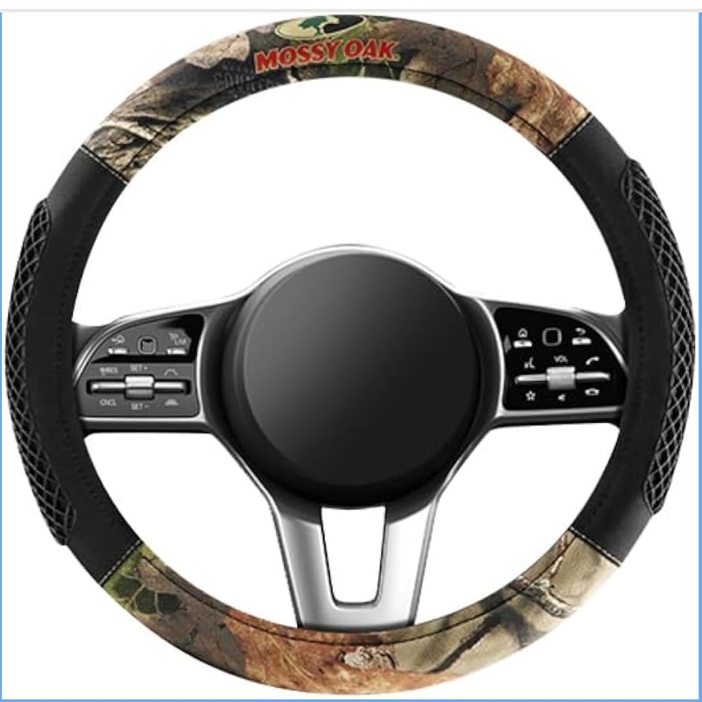 Mossy Oak Steering Wheel Covers for Car, Truck, and SUV, Full camouflage NWT